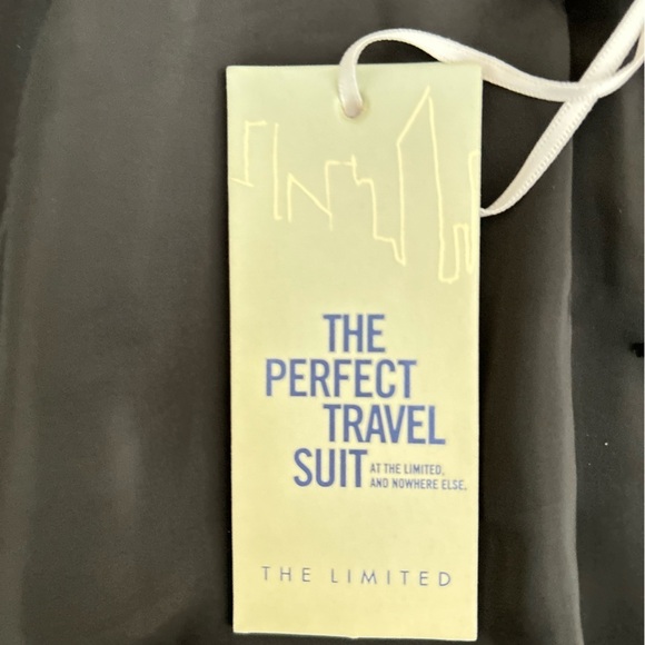 NWT The Limited black 3 button blazer “the perfect travel suit” wool blend sz 0 - Picture 7 of 9